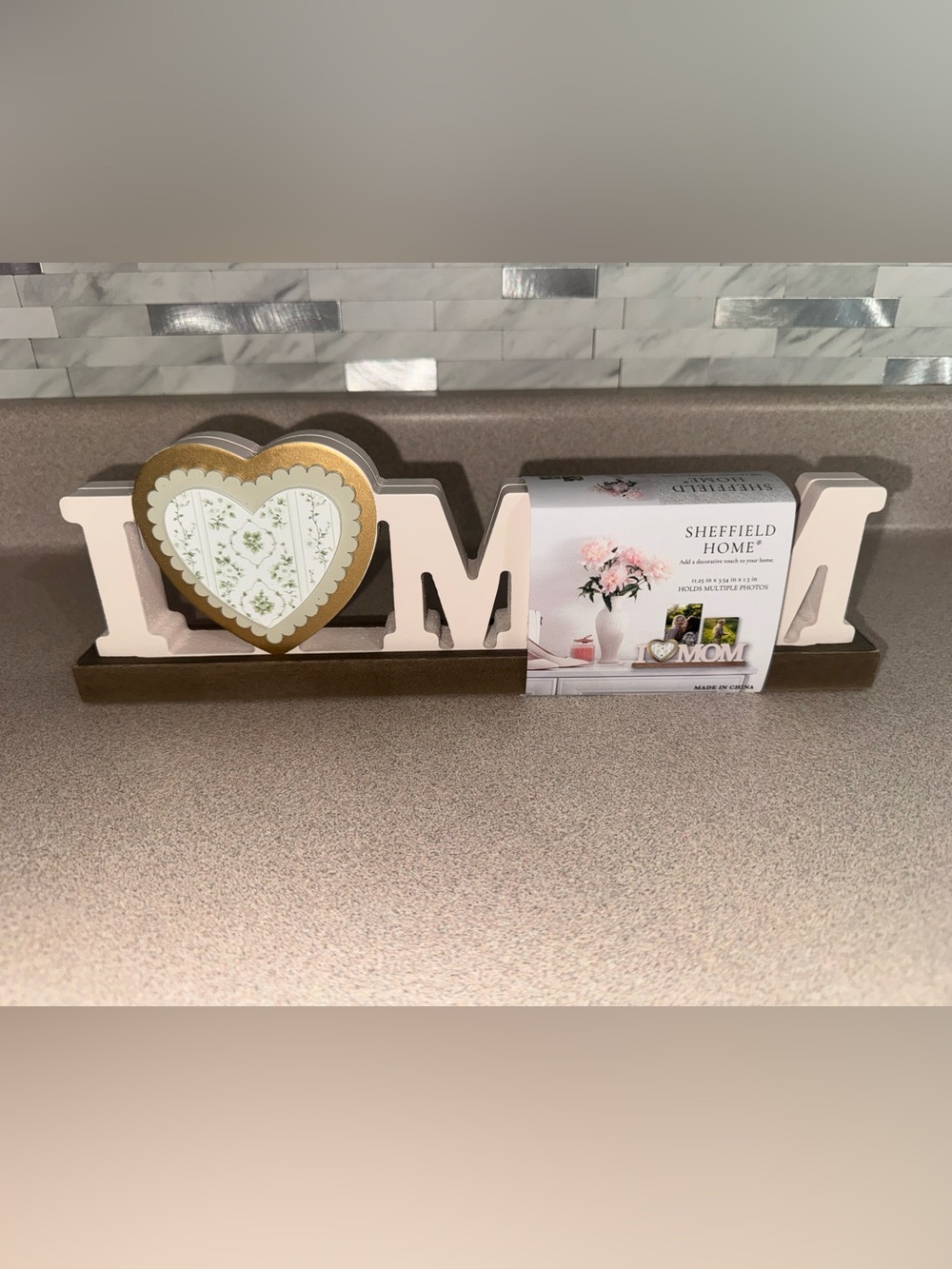 BNWT, Sheffield Home, I love mom decor